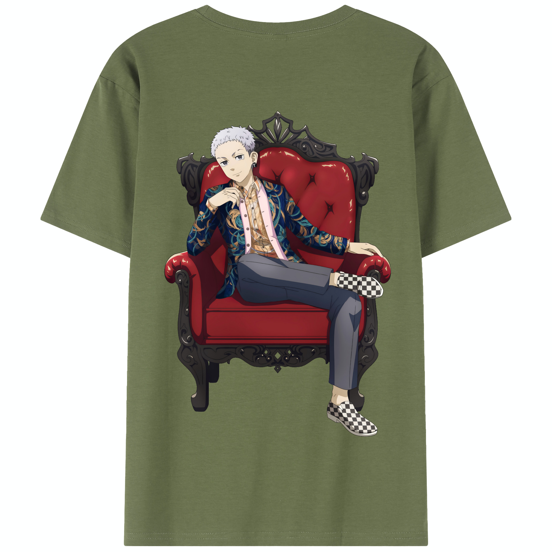 （画像用） 東京リベンジャーズ Tokyo Revengers 綿100％半袖Tシャツ（背面プリント）